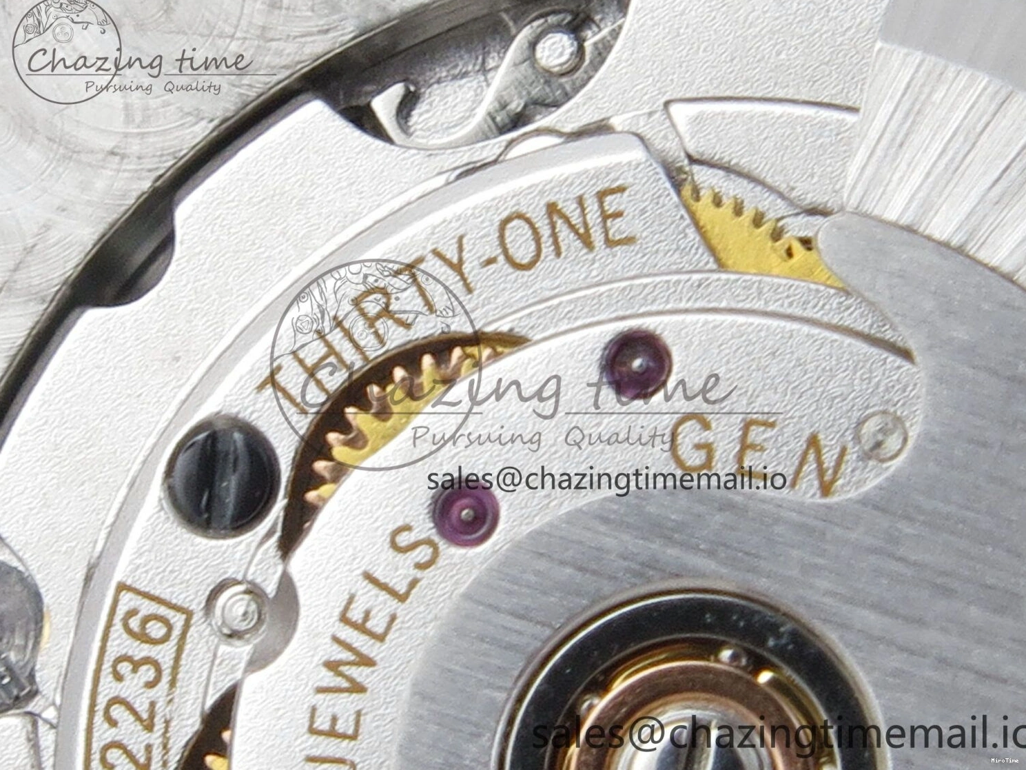 MiroTime 0511 DateJust 31 278383RBR THBF 1:1 Best Edition 904L Steel White Roman Dial Diamonds Bezel on SS YG Oyster Bracelet HZ Cal. Minimalist 44